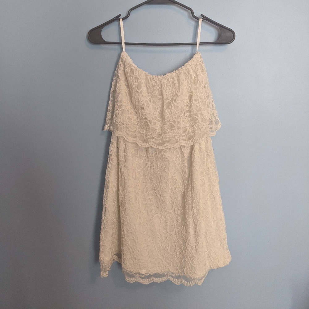 Lace Strapless dress from Japan! Girls Culture